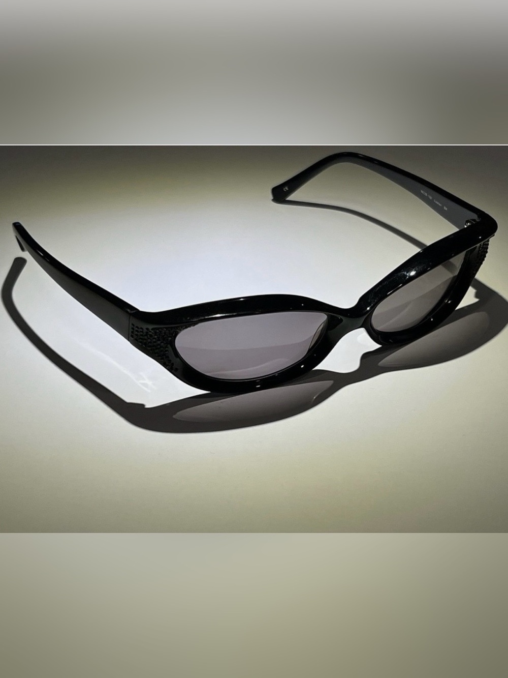 Vera Wang Black Cat-Eye Sunglasses